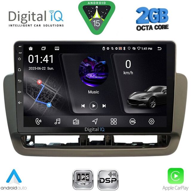 DIGITAL IQ RSF 4572GR_CPA (9inc) MULTIMEDIA TABLET for SEAT IBIZA mod. 2012-2015
