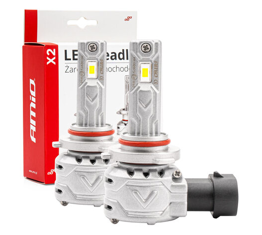 Amio - ΛΑΜΠΕΣ LED HΒ3 9005 10-16V 72W 6.500K 7920lm (ΑΝΕΜΙΣΤΗΡΑΚΙ) X2 SERIES - 2ΤΕΜ. (02975/AM)