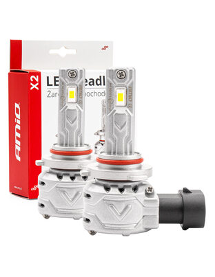 Amio - ΛΑΜΠΕΣ LED HΒ3 9005 10-16V 72W 6.500K 7920lm (ΑΝΕΜΙΣΤΗΡΑΚΙ) X2 SERIES - 2ΤΕΜ. (02975/AM)
