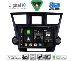 DIGITAL IQ BXK 20719_CPAA (10inc) MULTIMEDIA TABLET for TOYOTA HIGHLANDER mod. 2008-2015