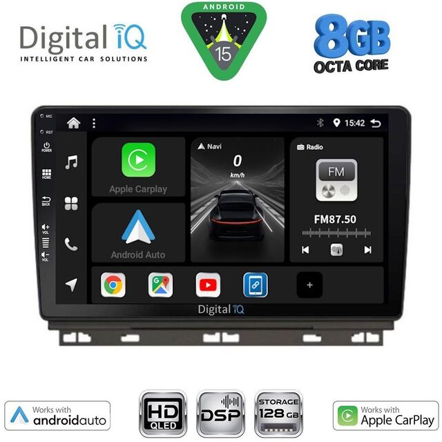 DIGITAL IQ BXF 18546_CPAA (9inc) MULTIMEDIA TABLET for RENAULT CLIO - CAPTUR mod. 2019-2026