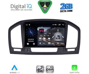 DIGITAL IQ BLF 314BL_CPA (8" DECK) MULTIMEDIA SYSTEM for OPEL INSIGNIA mod. 2008-2013 (BLACK)