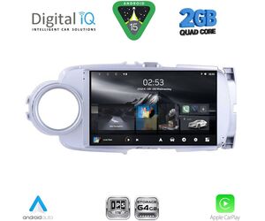 DIGITAL IQ RSD 1737SL_CPA (9inc) MULTIMEDIA TABLET for TOYOTA YARIS mod. 2011-2015 (SILVER)