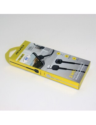 2σε1 micro-USB ΚΑΛΩΔΙΟ 2.4A ΦΟΡΤΙΣΗΣ ΚΑΙ ΣΤΗΡΙΞΗΣ ΣΥΣΚΕΥΗΣ AWEI PH-CL-67