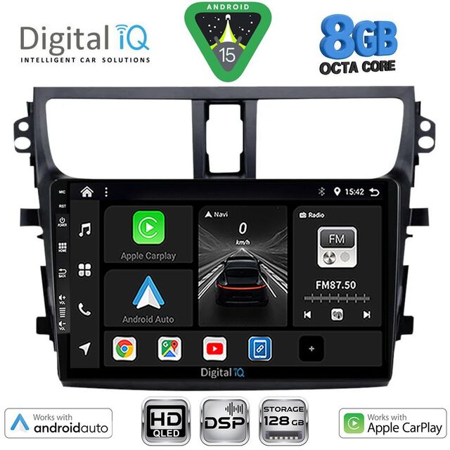 DIGITAL IQ BXF 18674_CPAA (9inc) MULTIMEDIA TABLET for SUZUKI CELERIO mod. 2015-2021