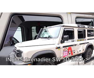 Heko – Ανεμοθραύστες Παραθύρων για Ineos Grenadier SW 5πορτο 2022 > (Εμπρός & Πίσω) – 4 Τεμ. (ANEM.SET10703)