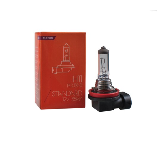 H11 12V 55W PGJ19-2 POWERTEC STANDARD ΑΛΟΓΟΝΟΥ ΚΟΥΤΙ  M-TECH - 1ΤΕΜ.