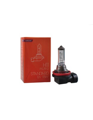 H11 12V 55W PGJ19-2 POWERTEC STANDARD ΑΛΟΓΟΝΟΥ ΚΟΥΤΙ  M-TECH - 1ΤΕΜ.