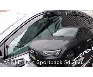 ΑΝΕΜΟΘΡΑΥΣΤΕΣ ΓΙΑ AUDI E-TRON SPORTBACK 5D 2020+  ΣΕΤ ΑΥΤΟΚΙΝΗΤΟΥ ΑΠΟ ΕΥΚΑΜΠΤΟ ΦΙΜΕ ΠΛΑΣΤΙΚΟ HEKO - 4 ΤΕΜ.