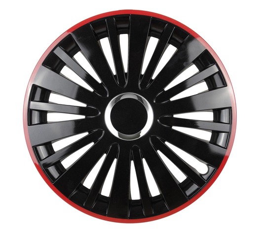 Amio - ΤΑΣΙ 16" FALCON ΜΑΥΡΟ/ΚΟΚΚΙΝΟ - 1 ΤΕΜ. (L58282/AM)