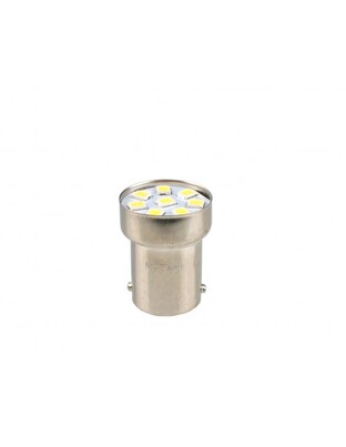 P21W G18 12V BA15s 8xSMD2835 LED ΚΟΚΚΙΝΟ BLISTER M-TECH - 2 ΤΕΜ.