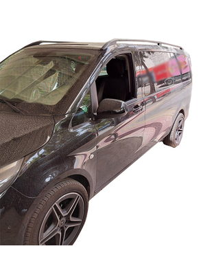 ΜΠΑΡΕΣ ΟΡΟΦΗΣ ΓΙΑ MERCEDES VITO / VIANO W639/W447 2003+ ΠΑΡΑΛΛΗΛΕΣ ΑΛΟΥΜΙΝΙΟΥ L3 ΜΑΥΡΕΣ OMTEC - 2 τεμ.