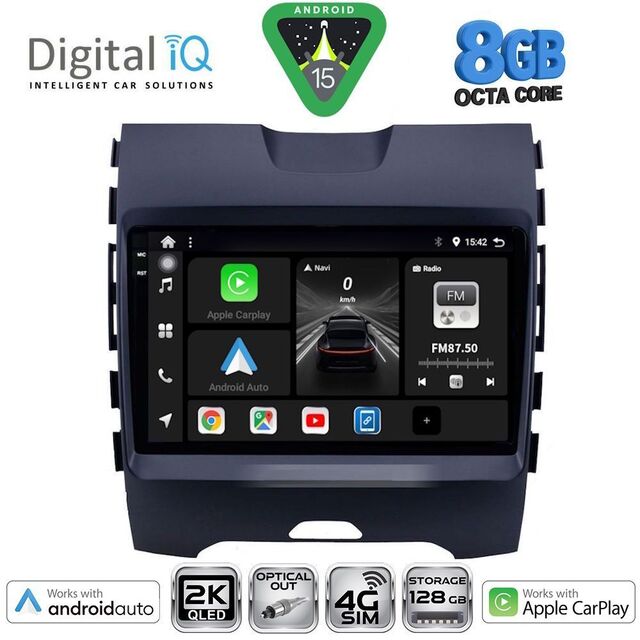 DIGITAL IQ BXK 20152_CPAA (9inc) MULTIMEDIA TABLET for FORD EDGE mod. 2015-2023