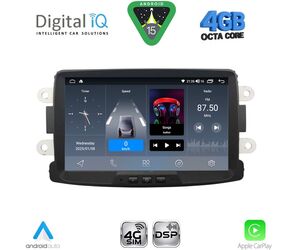 DIGITAL IQ BLG 433_CPA (8" DECK) MULTIMEDIA SYSTEM for DACIA mod. 2012-2019 – RN CAPTURE mod. 2013-2021