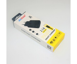ΦΟΡΤΙΣΤΗΣ ΜΕ 2 ΘΥΡΕΣ 2.1A i-phone ANDOWL AN-CX-16ip