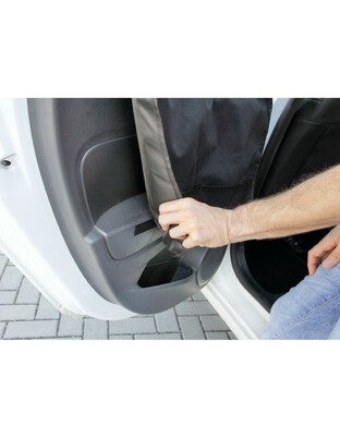 ΠΡΟΣΤΑΤΕΥΤΙΚΟ ΚΑΛΥΜΜΑ ΠΟΡΤΑΣ ΜΕ ΘΗΚΕΣ PET DOOR PROTECTORS 70x43cm 2ΤΕΜ.