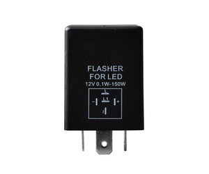 LED FLASHER (ΦΛΑΣΙΕΡΑ) 5 ΕΠΑΦΩΝ (L+-) 30x30x30mm  M-TECH - 1ΤΕΜ.
