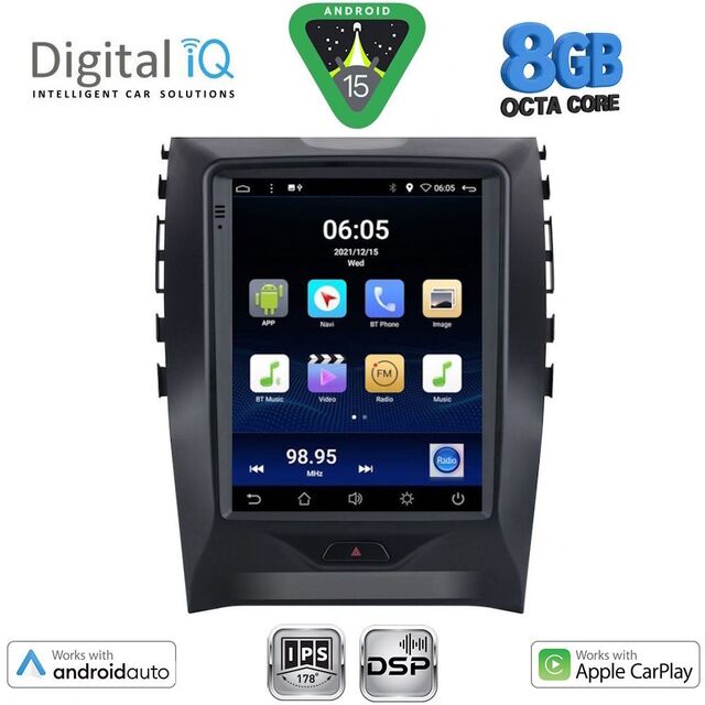 DIGITAL IQ BXF 7951_CPAA TESLA STYLE for FORD EDGE mod. 2015-2023