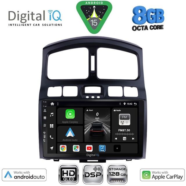 DIGITAL IQ BXF 18236_CPAA (9inc) MULTIMEDIA TABLET for HYUNDAI SANTA FE  mod. 2003-2006