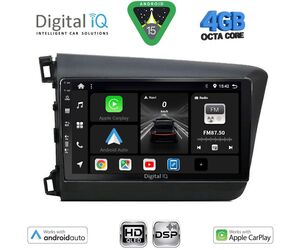 DIGITAL IQ BXF 161904D_CPAA (9inc) MULTIMEDIA TABLET for HONDA CIVIC 4Doors mod. 2012-2016