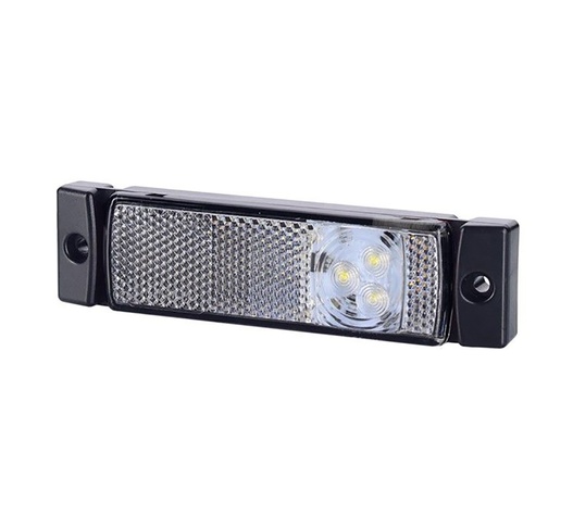 ΦΩΣ ΟΓΚΟΥ ΑΝΑΚΛΑΣΤΙΚΟ LD127 12/24V 3LED HORPOL ΛΕΥΚΟ 13 x 3  cm -1ΤΕΜ.