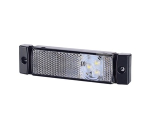 ΦΩΣ ΟΓΚΟΥ ΑΝΑΚΛΑΣΤΙΚΟ LD127 12/24V 3LED HORPOL ΛΕΥΚΟ 13 x 3  cm -1ΤΕΜ.