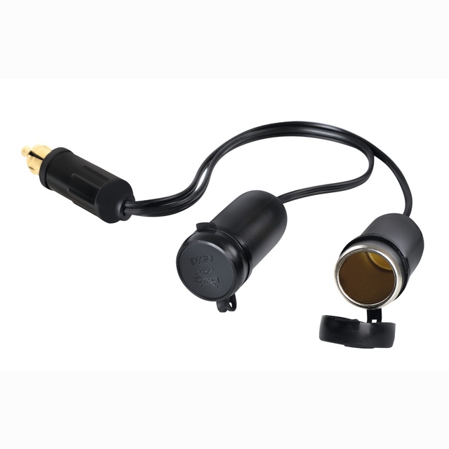 ΑΝΤΑΠΤΟΡΑΣ ΑΝΑΠΤΗΡΑ ΔΙΠΛΟΣ AD-2 12/24V 15A ΜΕ ΚΑΛΩΔΙΟ 20cm