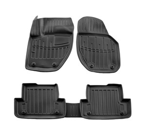 Race Axion - Πατάκια Για Volvo V40 (P521) 2012-2019 5πορτο Λάστιχο Σκαφάκια Προστατευτικά Με Κουμπώματα για Επιβατικά Αυτοκίνητα - 5 τεμ. (5037095/ST)