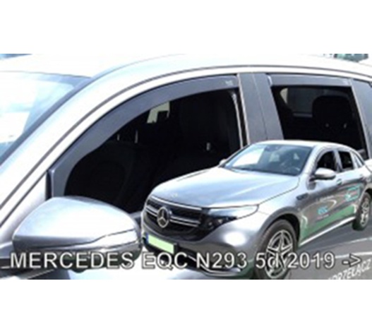 ΑΝΕΜΟΘΡΑΥΣΤΕΣ ΓΙΑ MERCEDES EQC N293 5D 2019+  ΣΕΤ ΑΥΤΟΚΙΝΗΤΟΥ ΑΠΟ ΕΥΚΑΜΠΤΟ ΦΙΜΕ ΠΛΑΣΤΙΚΟ HEKO - 4 ΤΕΜ.