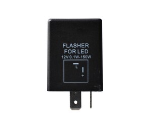LED FLASHER (ΦΛΑΣΙΕΡΑ) 2 ΕΠΑΦΩΝ (L+-) 30x30x30mm  M-TECH -1ΤΕΜ.