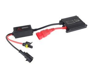 Amio - Kit Xenon H1 4300K 35W 12V με SLIM ballast για φυσικό φωτισμό δρόμου και καθαρή δέσμη με εύκολη εγκατάσταση σε περιορισμένο χώρο - 1 Σετ (01935/AM)