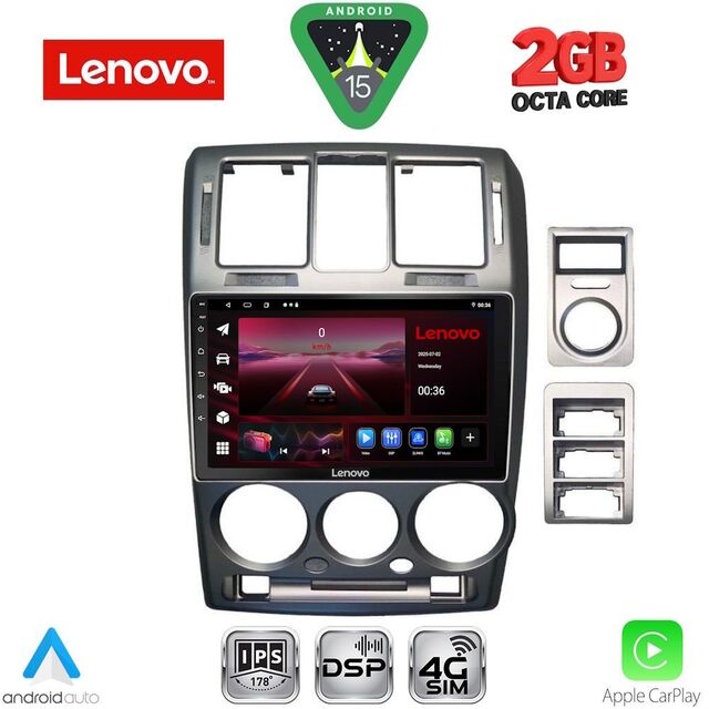 LENOVO LVF 5222BL_CPA (9inc) MULTIMEDIA TABLET for HYUNDAI GETZ mod. 2002-2011 (BLACK)