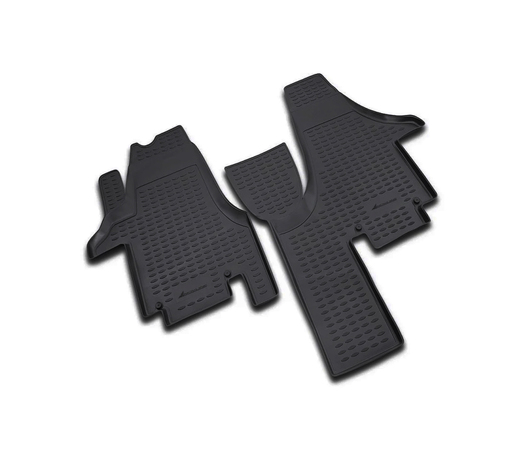 ΠΑΤΑΚΙΑ ΣΕ ΣΚΑΦΗ TPE ΛΑΣΤΙΧΟ ΓΙΑ VW TRANSPORTER T5 04/2003+  ΣΕ ΜΑΥΡΟ ΧΡΩΜΑ NOVLINE - 2 ΤΕΜ.