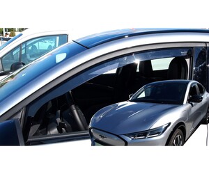 ΑΝΕΜΟΘΡΑΥΣΤΕΣ ΓΙΑ FORD MUSTANG MACH-E 5D 2020+  -  ΑΥΤΟΚΙΝΗΤΟΥ ΑΠΟ ΕΥΚΑΜΠΤΟ ΦΙΜΕ ΠΛΑΣΤΙΚΟ HEKO - 2 ΤΕΜ.