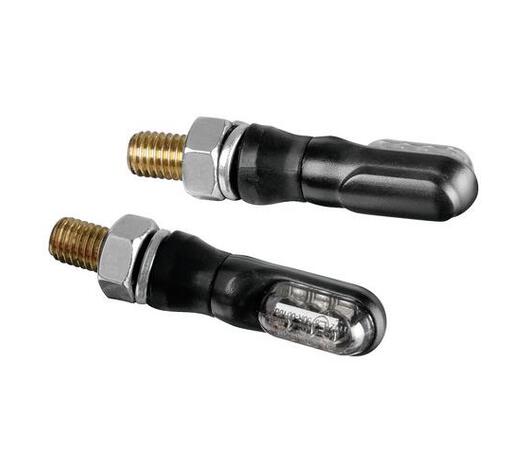 ΦΛΑΣ ΜΟΤΟ NANO LED 12V 35x18mm ΜΑΥΡΑ 2 ΤΕΜ.