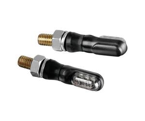ΦΛΑΣ ΜΟΤΟ NANO LED 12V 35x18mm ΜΑΥΡΑ 2 ΤΕΜ.