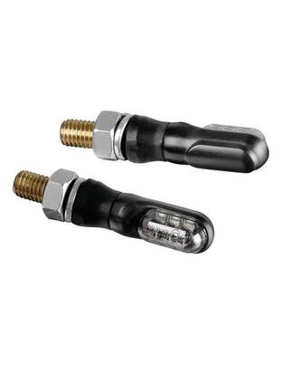 ΦΛΑΣ ΜΟΤΟ NANO LED 12V 35x18mm ΜΑΥΡΑ 2 ΤΕΜ.