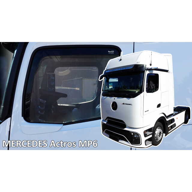 Heko - Ανεμοθραύστες Παραθύρων Για Mercedes Benz Actros MP6 2025 > 2πορτο υλικό Acrylic Χρώμα Φιμέ - 2 τεμ. (ΑΝΕΜ.23658/TRUCK)
