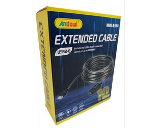 ΕΠΕΚΤΑΣΗ ΚΑΛΩΔΙΟΥ USB 2.0 10m ANDOWL Q-T05B