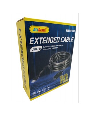 ΕΠΕΚΤΑΣΗ ΚΑΛΩΔΙΟΥ USB 2.0 10m ANDOWL Q-T05B
