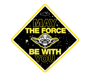 Amio - BABY ON BOARD ΕΝΔΕΙΞΗ STAR WARS YODA - 1 ΤΕΜ. (S9623/AM)