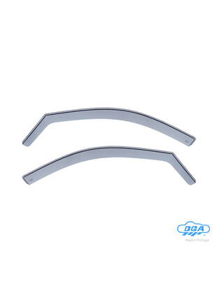 ΖΕΥΓΑΡΙ ΜΠΡΟΣΤΙΝΟΙ ΑΝΕΜΟΘΡΑΥΣΤΕΣ ΓΙΑ SMART FORFOUR W453 5D 2014+  / RENAULT TWINGO 5D 2014+ ΑΠΟ ΕΥΚΑΜΠΤΟ ΧΥΤΟ ΑΚΡΥΛΙΚΟ ΓΥΑΛΙ  (CAST ACRYLIC GLASS) DGA - 2 ΤΕΜ
