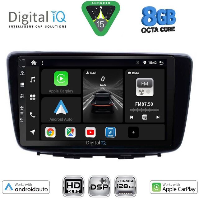DIGITAL IQ BXF 7672_CPAA (9inc) MULTIMEDIA TABLET for SUZUKI BALENO mod. 2016-2022