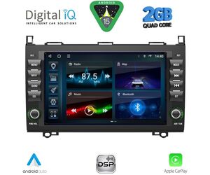 DIGITAL IQ BLD 068_CPA (8" DECK) MULTIMEDIA SYSTEM for MERCEDES A – B – SPRINTER – VITO – VIANO mod. 2007-2019