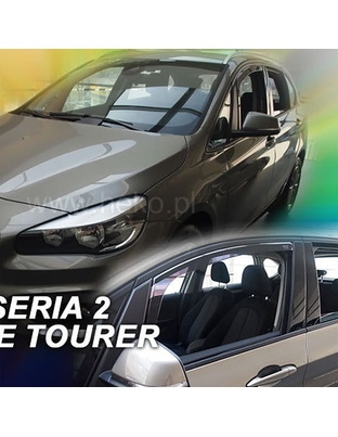 ΑΝΕΜΟΘΡΑΥΣΤΕΣ ΓΙΑ BMW ΣΕΙΡΑ 2 F45 ACTIVE TOURER 5D 2015-2021 ΖΕΥΓΑΡΙ ΑΠΟ ΕΥΚΑΜΠΤΟ ΦΙΜΕ ΠΛΑΣΤΙΚΟ HEKO - 2 ΤΕΜ.