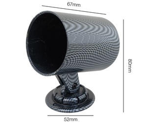 ΒΑΣΗ ΤΑΜΠΛΩ ΜΟΝΗ (1) CARBON LOOK ΠΕΡΙΣΤΡΕΦΟΜΕΝΗ 52mm