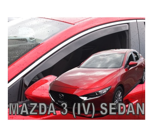 ΑΝΕΜΟΘΡΑΥΣΤΕΣ ΓΙΑ MAZDA 3 4D 2019+  ΖΕΥΓΑΡΙ ΑΠΟ ΕΥΚΑΜΠΤΟ ΦΙΜΕ ΠΛΑΣΤΙΚΟ HEKO - 2 ΤΕΜ.