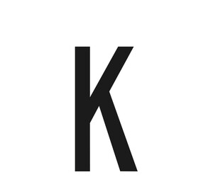 ΑΥΤΟΚΟΛΛΗΤΟ ΓΡΑΜΜΑ ΠΙΝΑΚΙΔΩΝ 60x30mm "K"