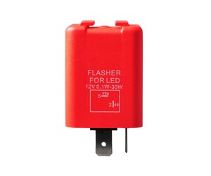 LED FLASHER (ΦΛΑΣΙΕΡΑ) 2 ΕΠΑΦΩΝ (L+-) 30x30x30mm M-TECH - 1ΤΕΜ.