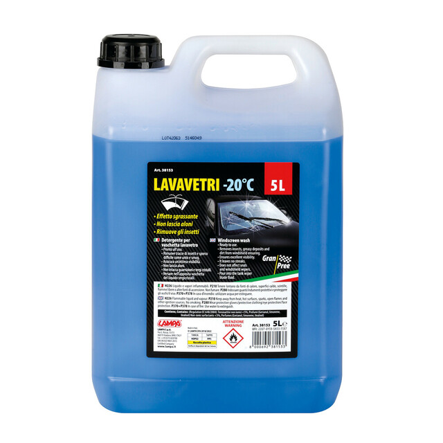 ΥΓΡΟ ΥΑΛΟΚΑΘΑΡΙΣΤΗΡΩΝ GRAN-PREE -20°C 5000 ml LAMPA - 1 TEM.
